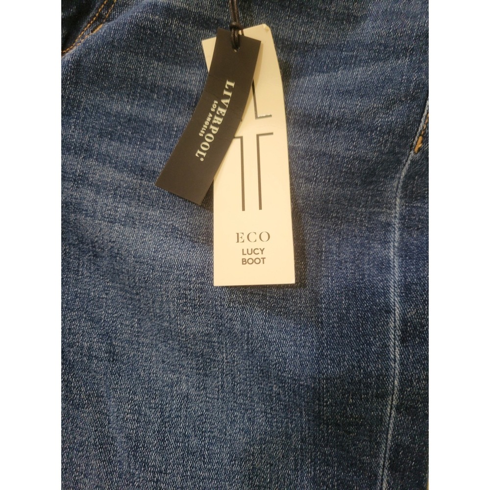 Liverpool Los Angeles Eco Lucy Bootcut Jeans Yuba Blue Wash Flare Size 8/29 - Picture 5 of 11